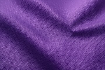 Violet Ripstop Nylon with Taut Surface and Macro Texture &ndash; Abstract Composition