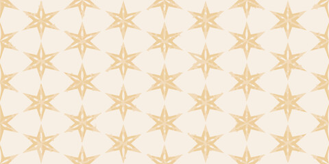 Fototapeta premium Golden seamless damask pattern wallpaper with vintage floral ornament for textile and paper