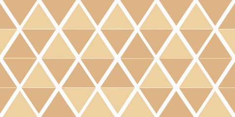 Seamless retro geometric vector pattern with abstract triangles, perfect for wallpaper, fabric, or textile design, creating a stylish vintage backdrop