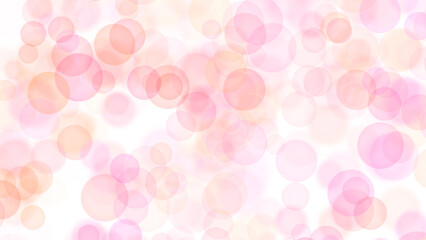 Peach and Pink Bokeh Light PNG