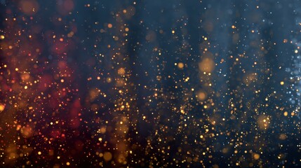 glowing particles dark background