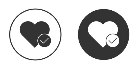 Good health icon, flat vector simple element illustration from editable concept