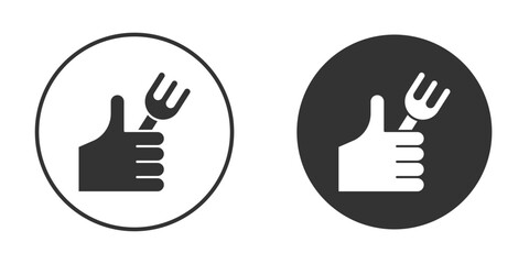 Good food icon, flat vector simple element illustration from editable concept