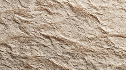 Beige wrinkled fabric texture background,
