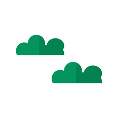 grass green on a white background