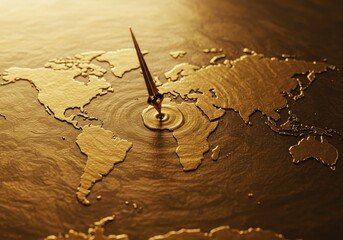 Liquid Metal Compass Map