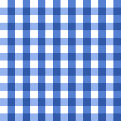 blue plaid fabric. blue and white tablecloth. seamless gingham pattern. seamless plaid pattern. seamless checked pattern