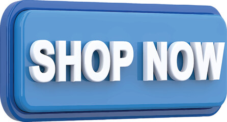 3d Shop Now Button Design for Online Shopping and Promotions