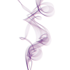 Abstract Purple and Red Swirling Smoke Design; Dark Background; Energetic, Dynamic Mood