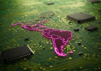 Circuit Latin America Map