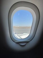 View from Airplane Window at Istanbul Airport

