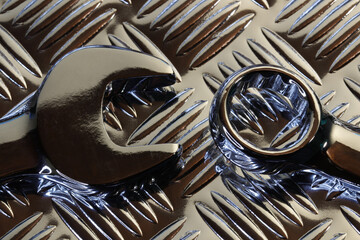 Chrome Spanner Head Comparison On Tread Plate