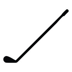 Naklejka premium Golf Club Silhouette Sport Equipment Leisure Activity Isolated Design
