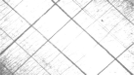 Abstract geometric pattern of intersecting diagonal lines creating a diamond like lattice on a white background