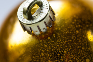 close up on Christmas bauble