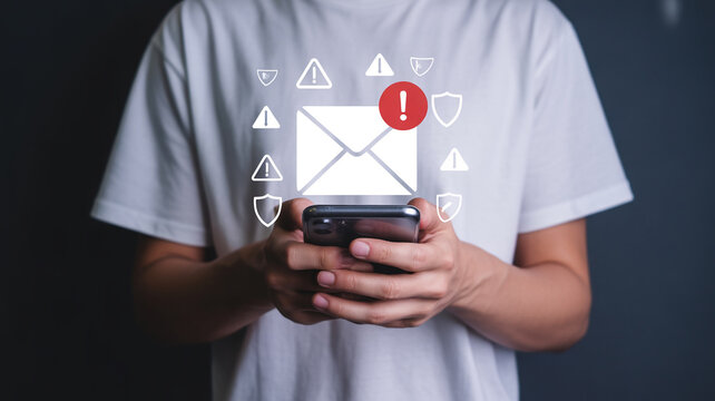 Stay Safe Online Recognizing Email Threats and Protecting Your Digital Life from Phishing Scams and Malware with Mobile Device Security Awareness - Powered by Adobe