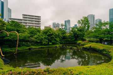  Tokyo, Japan - 5 may 2025 Mori Garden at Roppongi Hills