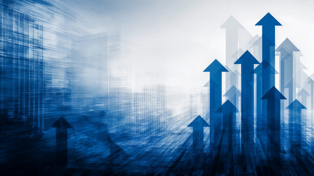 飛躍する未来：成長への推進力、上昇気流に乗って：成功への道