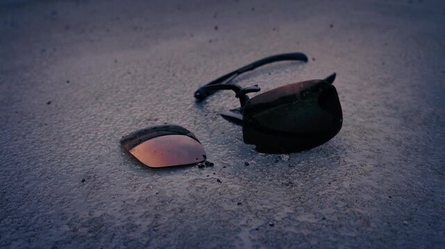 Sunglasses Stepped On By Accident