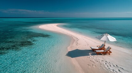 Paradise Beach Relaxation: Tranquil Island Getaway