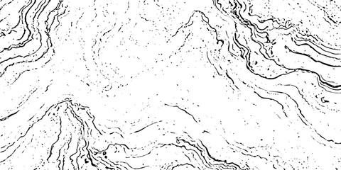Abstract Black and White Swirling Marble Pattern with Natural Texture scattered dots in a chaotic design  ideal for backgrounds and modern illustrations.