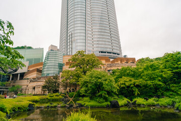  Tokyo, Japan - 5 may 2025 Mori Garden at Roppongi Hills