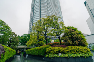Tokyo, Japan - may 23, 2025: Roppongi Hills is a complex commercial building