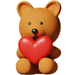 teddy bear with heart