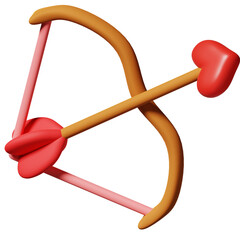 wooden heart on white background