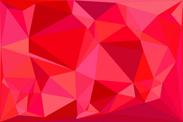 Polygonal mosaic with gradient color abstract geometric background. Low Poly background design. Technology low Poly background. Modern and trendy abstract geometric background in a low poly style.