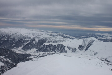 Naklejka premium snow covered mountains
