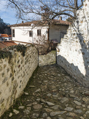 Old houses at town of Melnik, Bulgaria
