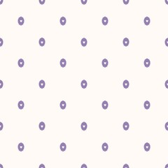 Seamless vintage heart medallion pattern