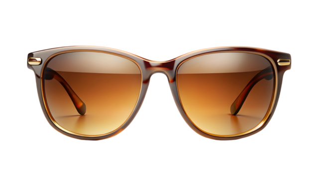 Stylish Tortoise Shell Sunglasses with Gradient Lenses