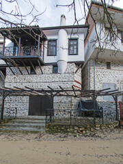 Old houses at town of Melnik, Bulgaria
