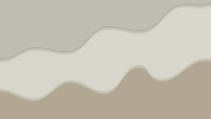 Abstract layered background with soft, flowing waves in neutral beige and brown tones, creating a calming and minimalist aesthetic.