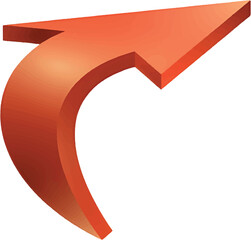 3D Arrow Icon for User Interface in Ecommerce Platforms