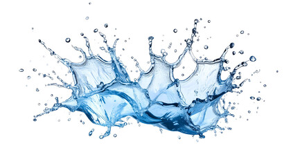 water splash isolated on white background