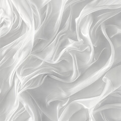 Obraz premium White flowing fabric texture background