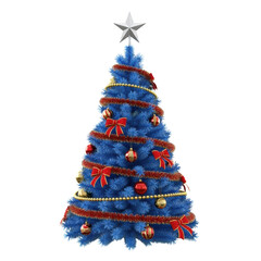 Árvore de natal Ícone Elemento 3D Render para Composição PNG Transparente Report Notice Communication Works Municipal Government Social Media Editable PSD