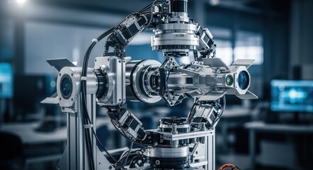 Multiaxis calibration rig for smart munition guidance units simulating flight conditions and adjusting sensor responsiveness.