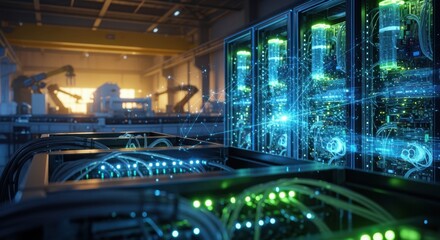 Industrial facilitys AIdriven data processing infrastructure in focus