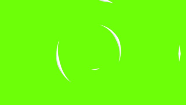 Circular Line Explosion Animation &ndash; Green Screen FX