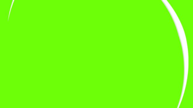Circular Line Explosion Animation &ndash; Green Screen FX