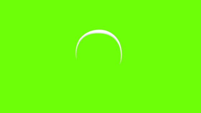 Circular Line Explosion Animation &ndash; Green Screen FX