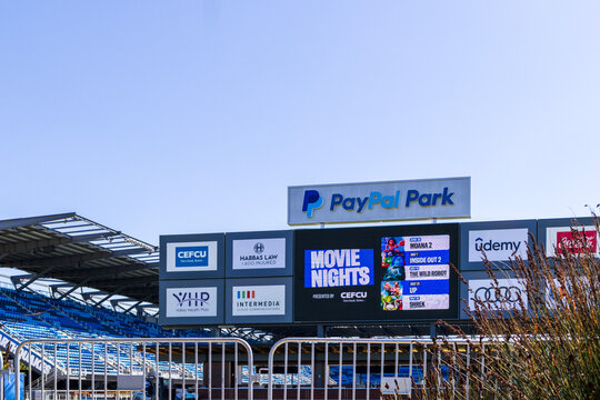 PayPal Park soccer stadium home stadium of the San Jose Earthquakes and Bay FC in San Jose California USA
