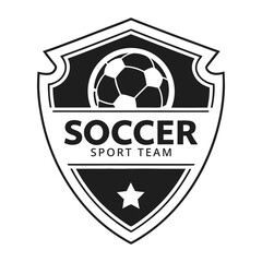 Soccer team badge graphic