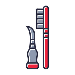 Bamboo Toothbrush Icon