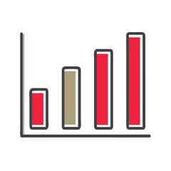Bar Graph with Multiple Groups Icon