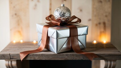 A festive gift box symbolizing joy and celebration during holidays.
